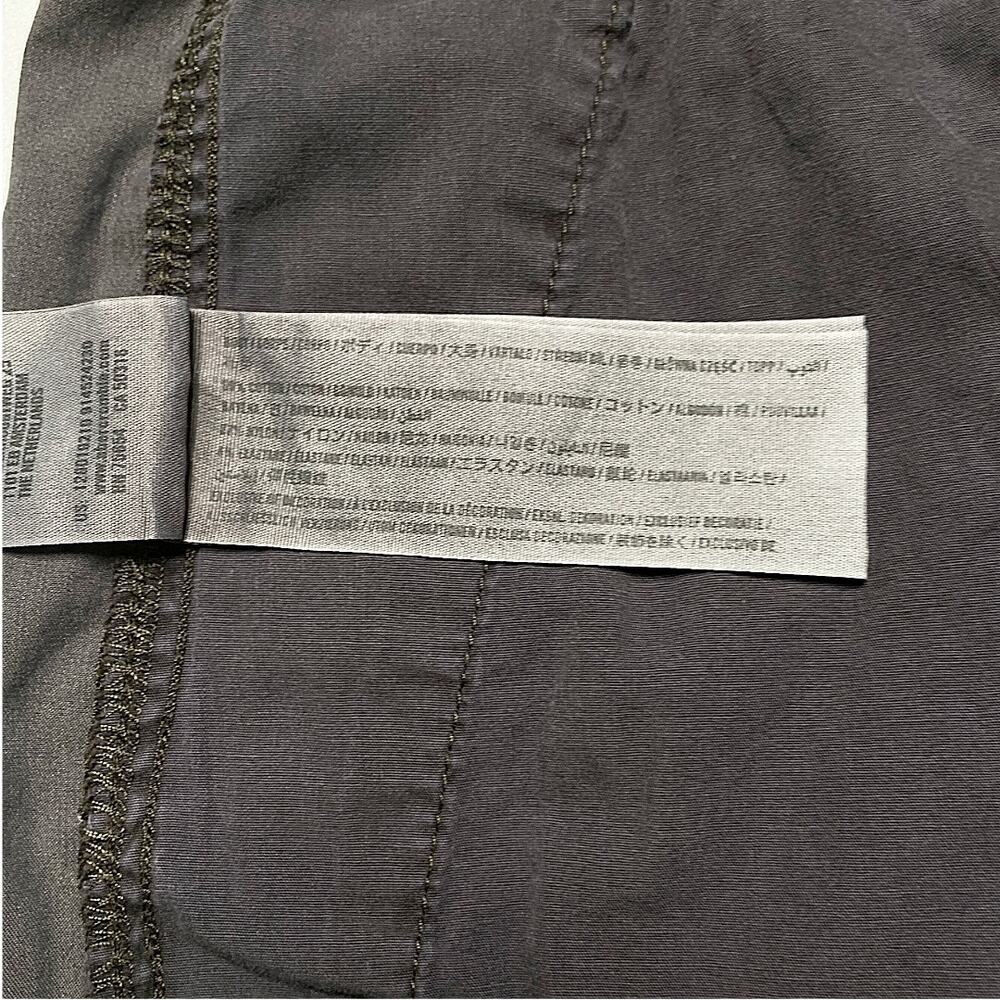 Abercrombie & Fitch XS Stretch Pull On Shorts Zip Pocket Dark Gray - Picture 9 of 11